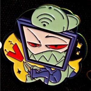 Hazbin Hotel Vox Summer Rainbow Pin